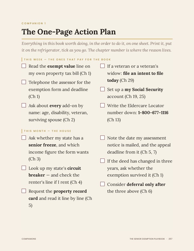 Page 257 of The Senior Exemption Playbook: Companion 1.